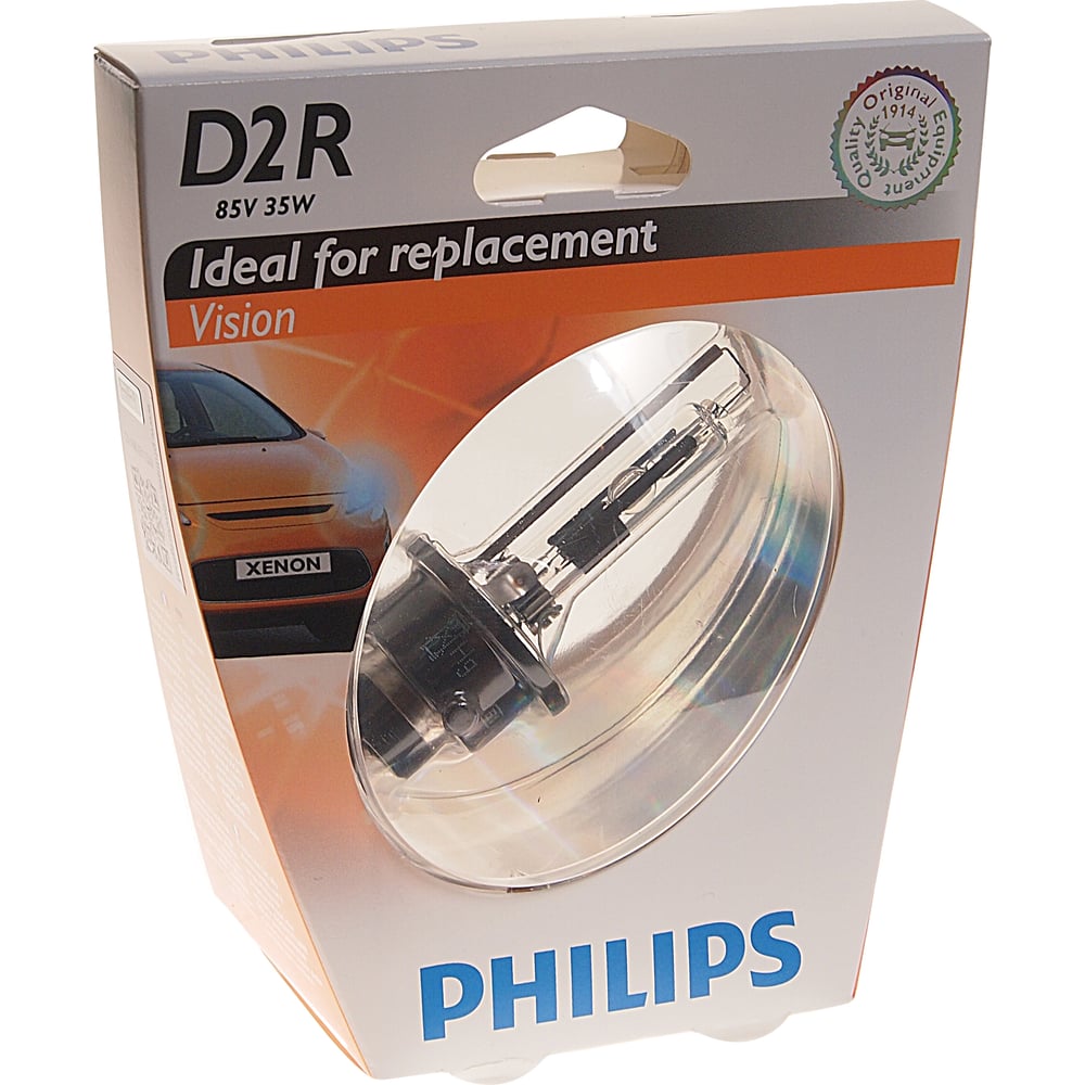 фото Автолампа philips d2r 35 p32d-3 xenon vision 4600k 85v 1,2 85126vis1