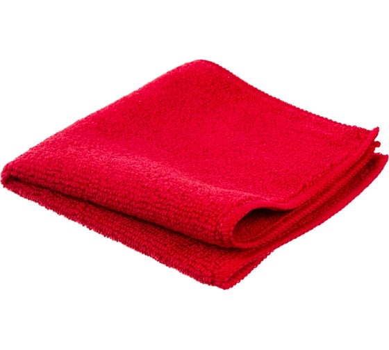 Изображение товара Салфетка из микрофибры NV 30x30см, красная, 200гр NV-MS200-R