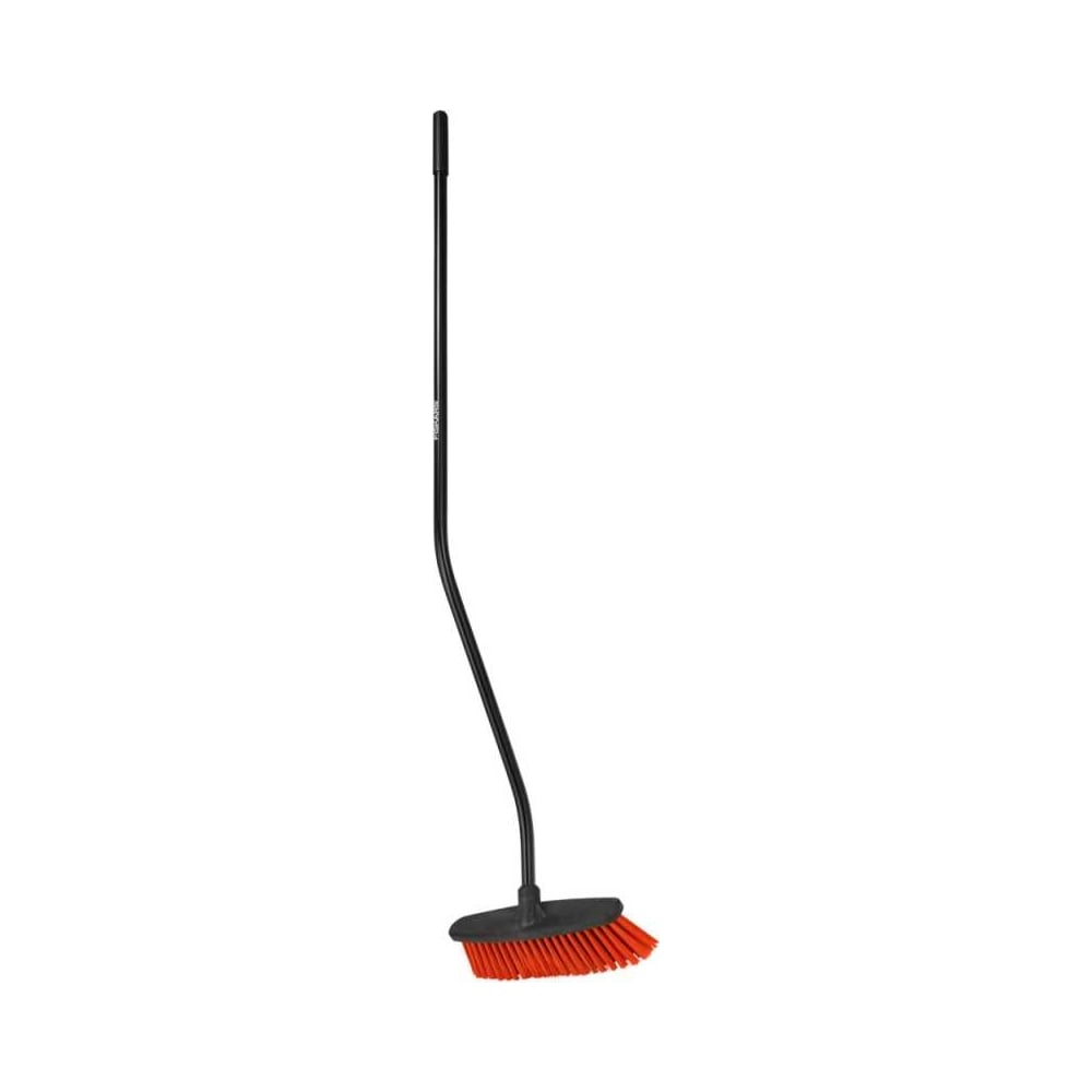 Изображение товара Метла FISKARS Ergonomic 1004810 для улицы и дома, плоская, сталь рукоять
