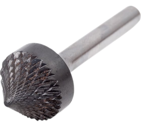 Изображение товара Бор-фреза твердосплавная форма K (M90), двойная заточка 19х10х60 мм, хв-к 6 мм, пласт. бокс №600 Профоснастка 861161910600