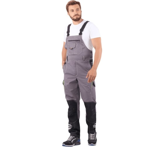 Изображение товара Полукомбинезон iForm ЭДВАНС серый-т.серый-черный, р. 112-116, рост 182-188 Пком 654/112/182