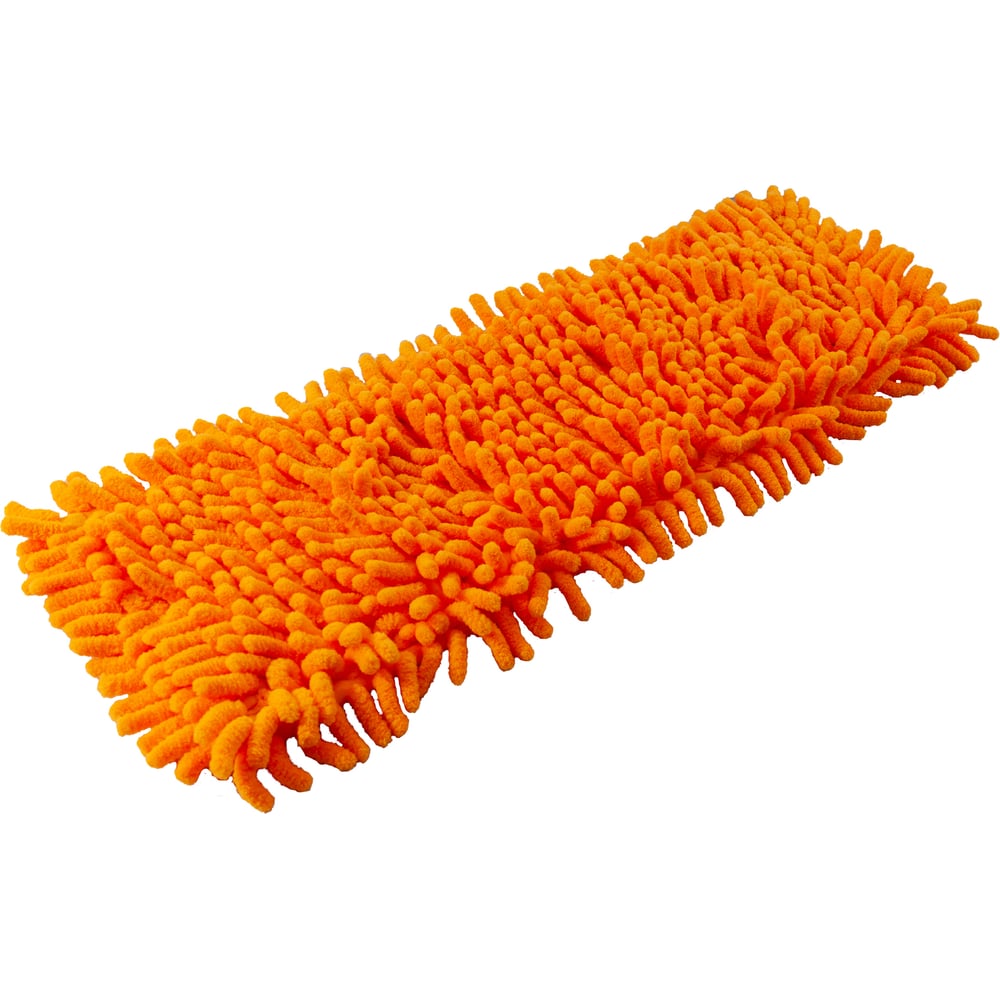 Изображение товара Насадка для швабры Guppy ЕвроМоп "Шениль", микрофибра, оранжевая 8008125