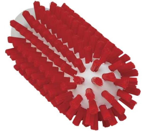 Изображение товара Щетка-ерш для очистки труб Vikan гибкая ручка, D50 мм, жёсткий ворс, красный цвет 5380504