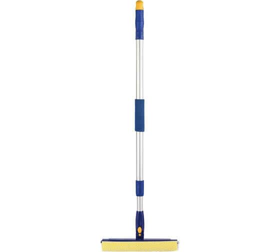 Изображение товара Швабра для окон LAIMA поворотная, алюминиевая телескопическая ручка 76-125 см, ширина 25 см, лайма 880308