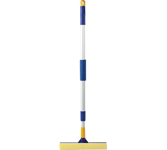 Изображение товара Швабра для окон LAIMA алюминиевая телескопическая ручка 76-125 см, ширина 25 см, лайма 880307