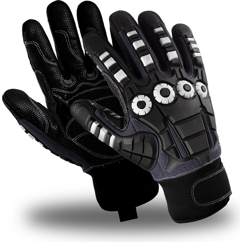 Перчатки Manipula Specialist, цвет белый/черный, размер 5XL