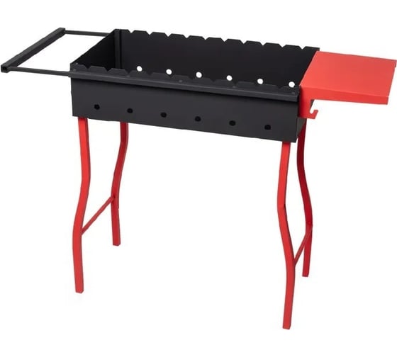 Изображение товара Мангал стационарный, Forester 110x37x69 с полкой и рамкой для шампуров (1) ecom BQ-904