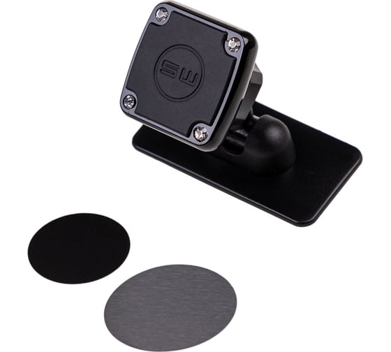 Изображение товара Магнитный держатель телефона на липучке SKYWAY черный S00301031