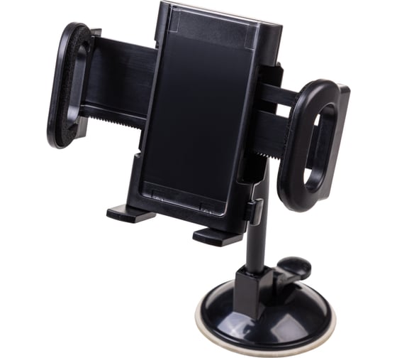 Изображение товара Держатель телефона на лобовое стекло SKYWAY гибкая ножка, черный S00301015