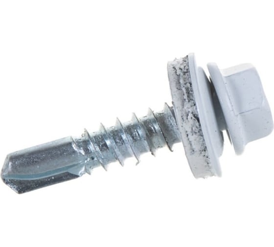 Изображение товара Кровельный саморез Kenner 4,8x19 RAL9003, белый сигнальный, 4500 шт. ск48199003