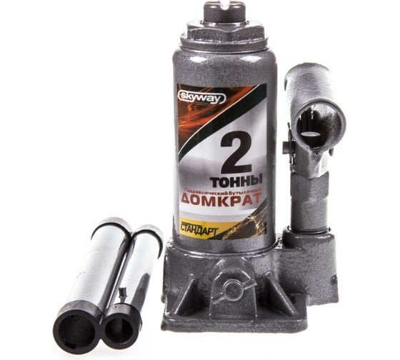 Изображение товара Гидравлический бутылочный домкрат SKYWAY 2т h 148-278 мм STANDART S01804020