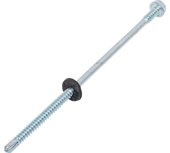 Изображение товара Кровельный саморез Kenner цинк, с шайбой EPDM, 6,3x150, 50 шт. ск63150ф