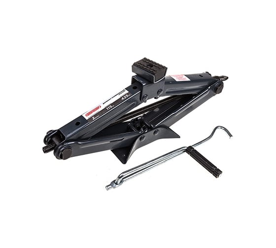 Изображение товара Механический ромбический домкрат SKYWAY 2т h 115-425 с резиновой опорной частью, в сумке S01801006