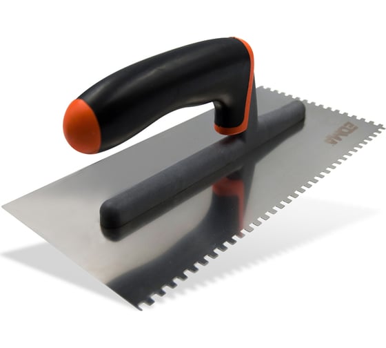 Изображение товара Шпатель EDMA зубчатый 280 мм с квадратными зубьями 4x4 мм 258655