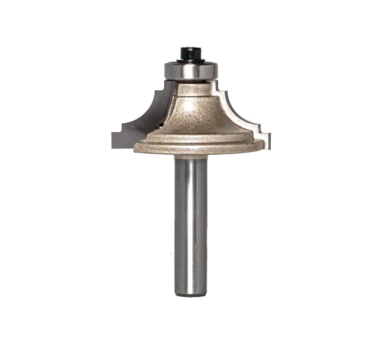 Изображение товара Фреза кромочная калевочная с нижним подшипником СТФ-2007 33х14х8 мм, R 6 мм Strong стф-20070033