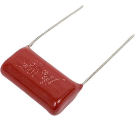 Изображение товара Металлопленочный конденсатор JB Capacitors К73-17 / CL21, 1мкФ, 250В, (23х7х13 / P:20 мм), (105K 2E), JFB02E105K200000B-123