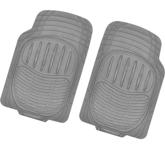 Изображение товара Коврик для салона SKYWAY Hot-2 2пр. полиуретановый, серый S01701018