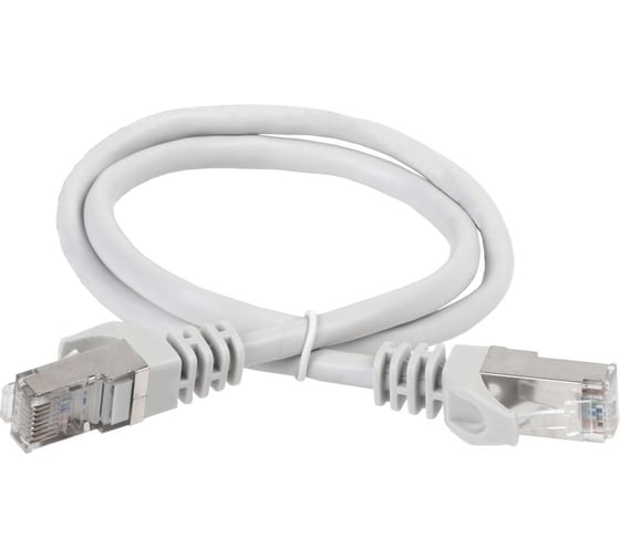 Изображение товара Коммутационный шнур ITK кат. 5е ftp lszh 7м серый PC01-C5EFL-7M