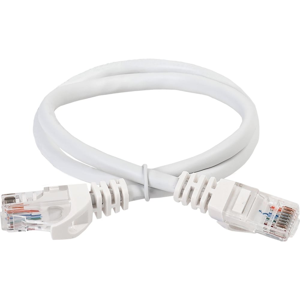 Изображение товара Коммутационный шнур ITK кат. 6 utp pvc 3м белый PC08-C6U-3M