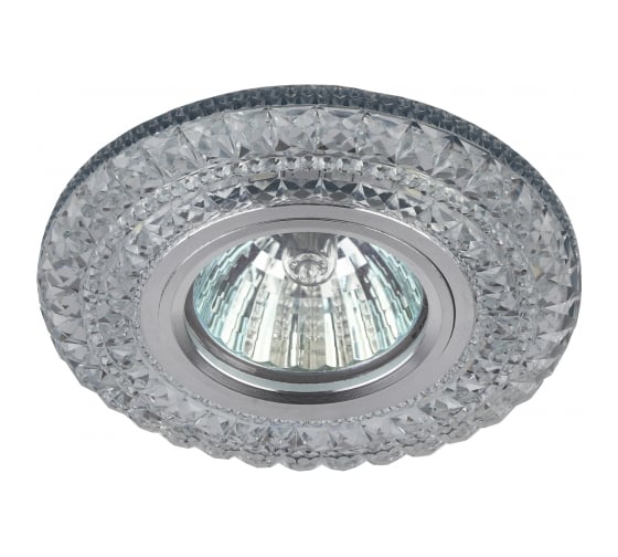 Изображение товара Светильник ЭРА DK LD3 SL/WH BL декор cо светодиодной подсветкой белый голубой , прозрачный Б0019203