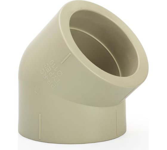 Изображение товара Угольник LAMMIN ppr 45 х110 4/1 серый Lm31034045110G