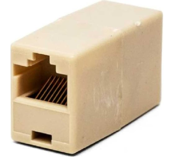 Изображение товара Проходной адаптер Filum 2 х rj-45/8p8c, для соединения патч-кордов, кабель-внутри, уп, 10 шт FL-NA-COUPLER5E-2