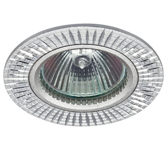 Изображение товара Алюминиевый светильник ЭРА KL32 AL/SL MR16,12V/220V, 50W серебро C0043813