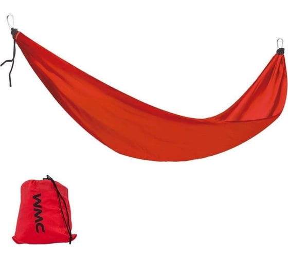 Изображение товара Подвесной гамак WMC TOOLS, 280х90см, красный WMC-IN184B(56458)