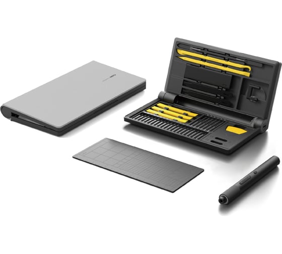 Изображение товара Набор инструментов для точных работ HOTO precision screwdriver kit pro (чёрный, жёлтый) HFE0002GL