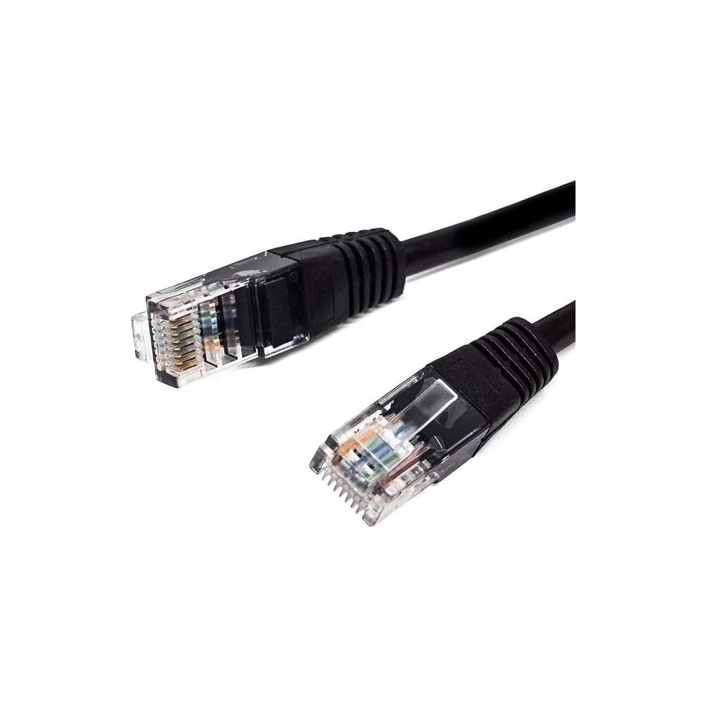 Изображение товара Патч-корд кабель Filum u/utp 5e кат, 10м, черный, RJ-45