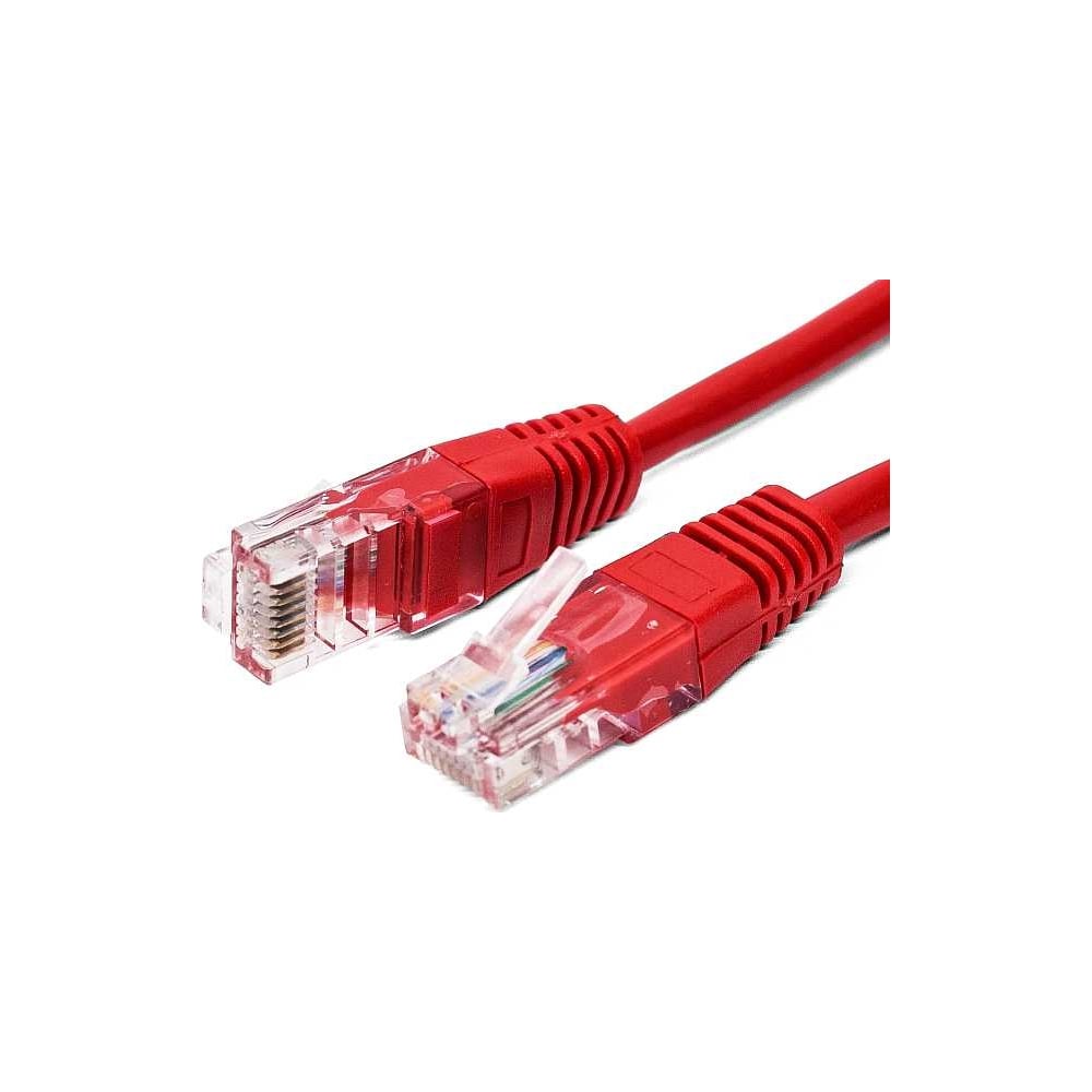 Изображение товара Патч-корд кабель Filum u/utp 5e 10 м красный RJ-45 Изображение товара Патч-корд кабель Filum u/utp 5e 10 м красный RJ-45