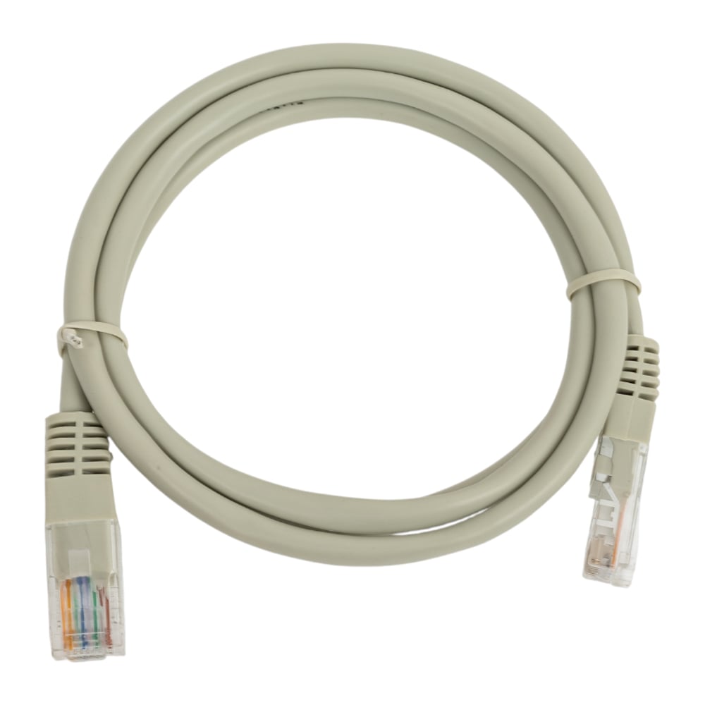 Изображение товара Патч-корд кабель Filum u/utp 5e кат, 1м, 26awg, чистая медь, PVC, серый