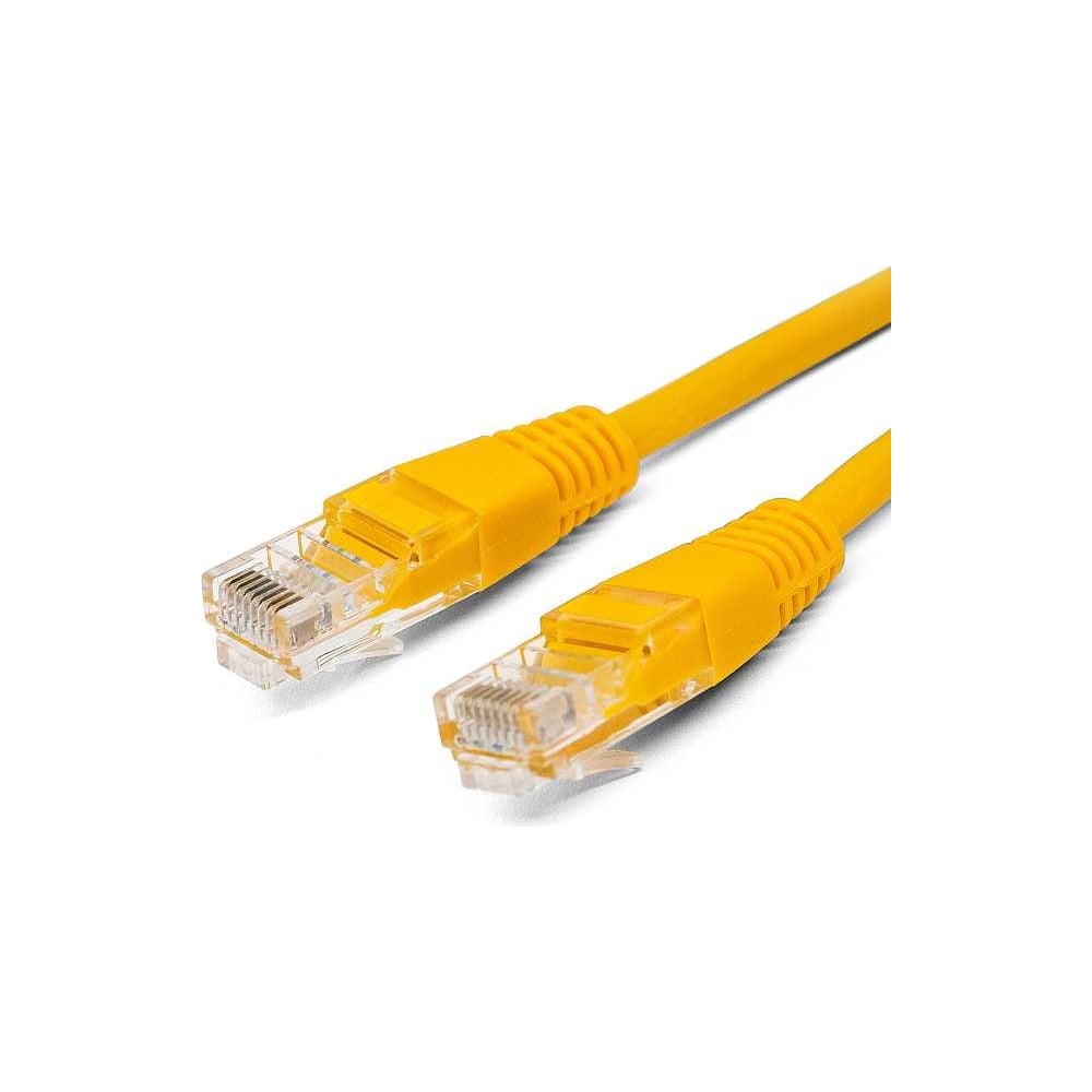 Изображение товара Патч-корд кабель Filum u/utp 5e 1м желтый сетевой кабель Ethernet