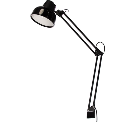 Изображение товара Светильник Трансвит Бета (на струбцине) 60Вт, без лампы, ЛОН, Е27 (черный) 4607053881547 48810142