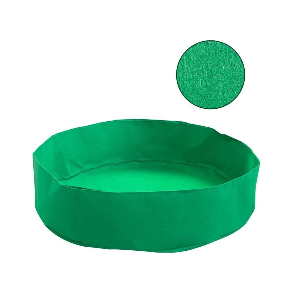 Изображение товара Клумба садовая из спанбонда WMC TOOLS 127x30 см круглая зеленая