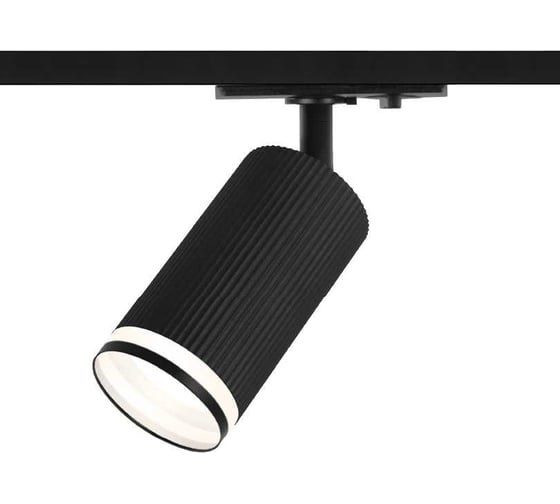 Изображение товара Трековый светильник Wolta IP20, корпус под лампу GU10, до 50 Вт, черный WTL-GU10/05B