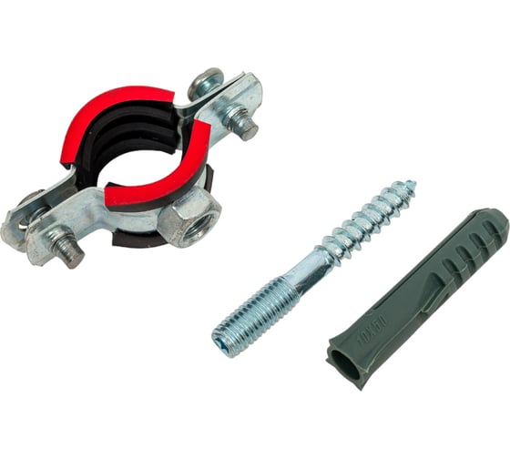 Изображение товара Сантехнический хомут BILTI М8, 1/2" (20-24 мм), комплект 10 шт. Б-ХОМС-М8/1/2"-20-24-Х1121