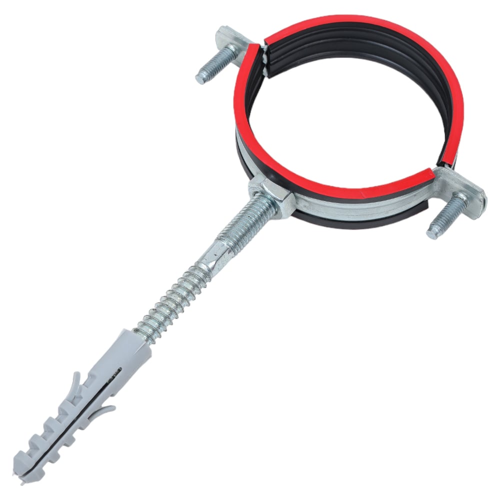 Изображение товара Сантехнический хомут BILTI М10 2 1/2 дюйма, комплект 5 шт, сталь, оцинкованный