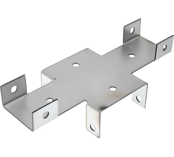 Изображение товара Х-кронштейн для забора BILTI 60x60/40x20 мм, 1 упаковка 12 шт. Б-ХК-6060/4020-Х767 Б-ХК-60*60/40*20-Х767