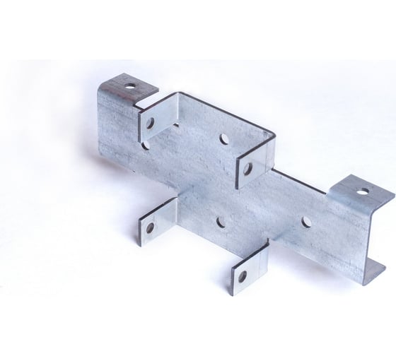 Изображение товара Х-кронштейн для забора BILTI 60x60/40x20 мм, 1 упаковка 24 шт. Б-ХК-6060/4020-Х766 Б-ХК-60*60/40*20-Х766