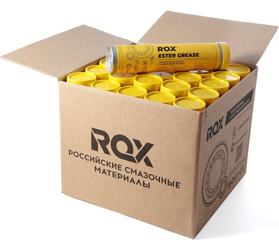 Изображение товара Синтетическая эфирная смазка ROX ESTER GREASE коробка 25 туб R615