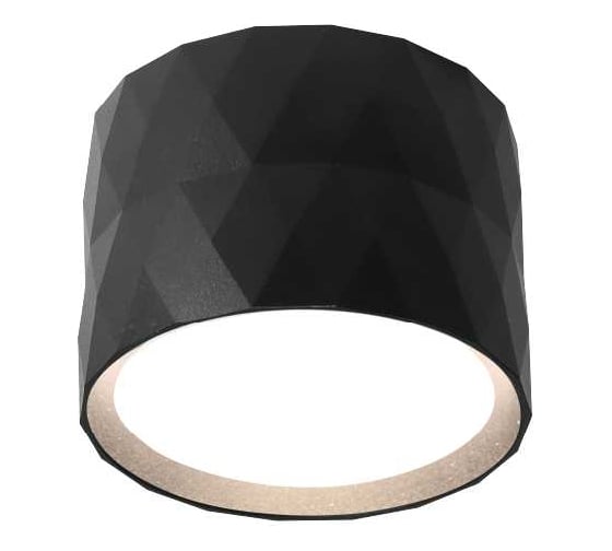 Изображение товара Накладной термостойкий светильник Wolta корпус по лампу GX53, до 20 Вт, спот черный WSL-GX53/03BL