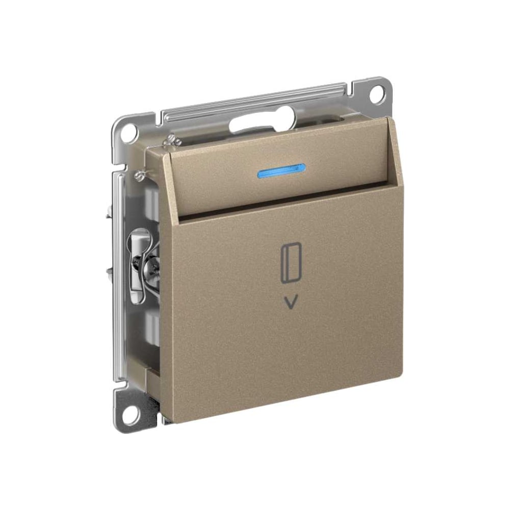 Изображение товара Карточный выключатель Systeme Electric Atlasdesign шампань 10а