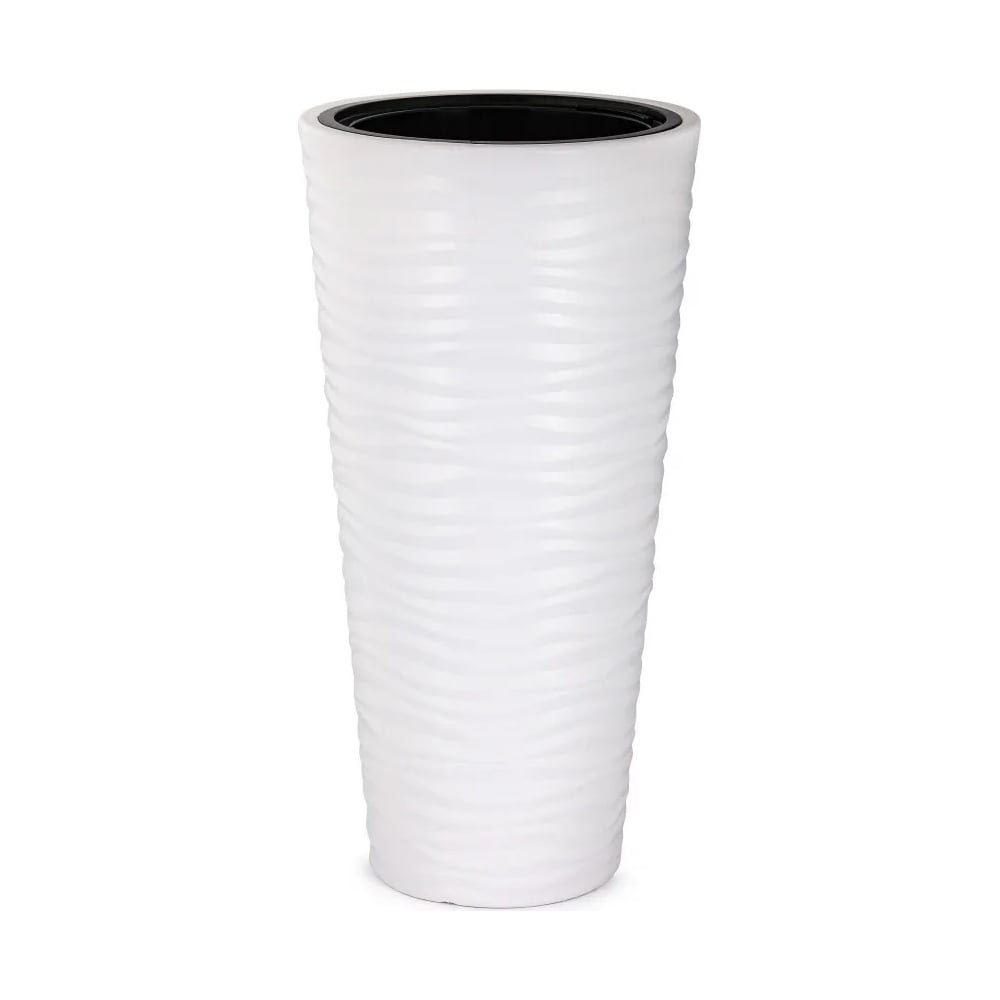 Изображение товара Кашпо ЗПИ «Альтернатива» "Оазис" 63л, со вставкой, 13л, белый М8081