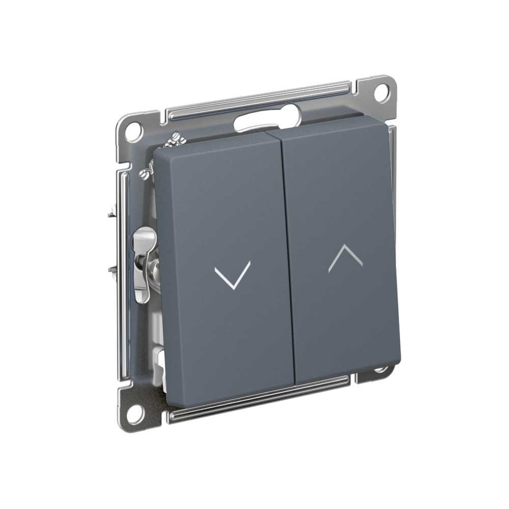 Изображение товара Выключатель жалюзи Systeme Electric Atlasdesign грифель 2-кл. 10А