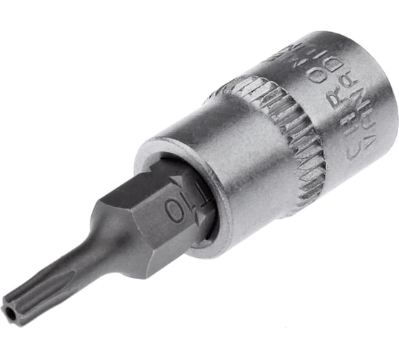 Изображение товара Головка со вставкой TORX с отверстием (TH10; 1/4DR) AV Steel AV-507610
