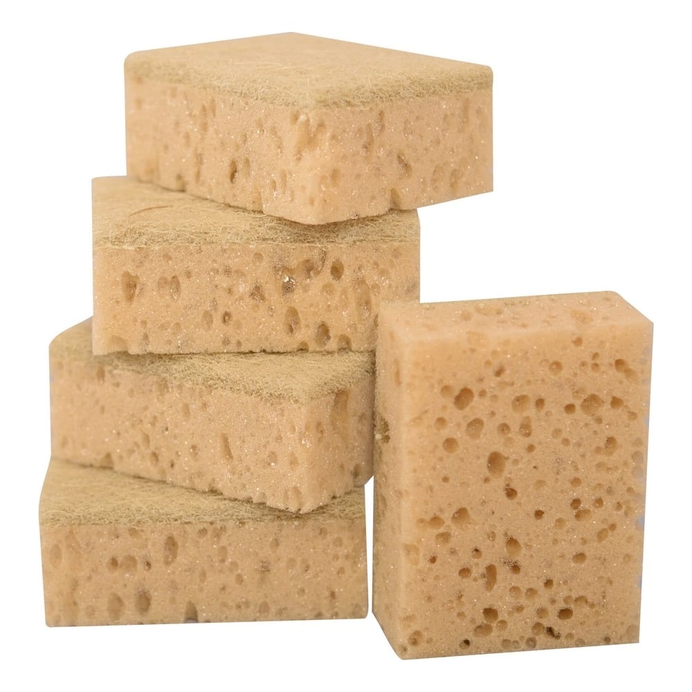 Изображение товара Хозяйственные губки МУЛЬТИДОМ набор 5 шт для мытья посуды и уборки