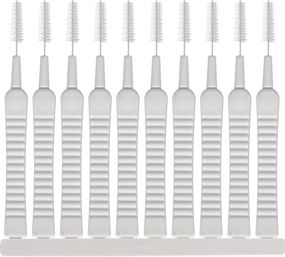 Изображение товара Мини-ершик для труднодоступных мест МУЛЬТИДОМ набор 10 шт, общая длина 6 см VL58-278