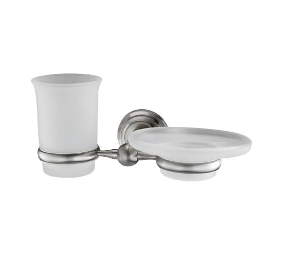 Изображение товара Держатель стакана и мыльницы WasserKRAFT Ammer K-7026