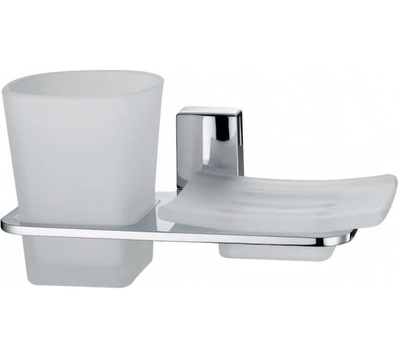 Изображение товара Держатель стакана и мыльницы WasserKRAFT Leine K-5026